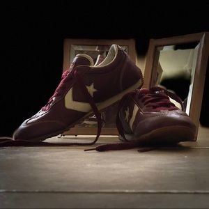 Vintage leather converse sneakers